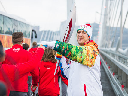 Прикоснулись к огню Олимпиады