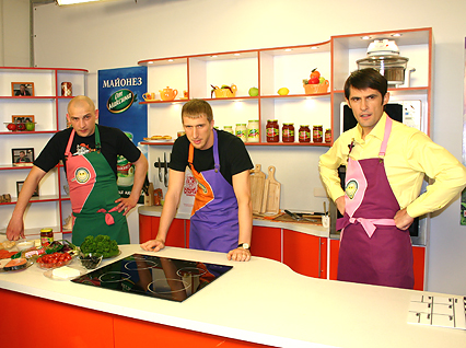 Эдуард Сандлер в программе «Веселого аппетита»