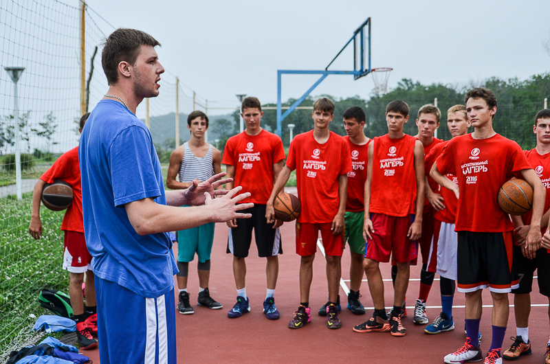 Летний лагерь «Спартак-Приморье» завершился мастер-классом Дмитрия Гордеева