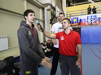 Мастер-класс для участников ШБЛ «КЭС-БАСКЕТ» в Артеме